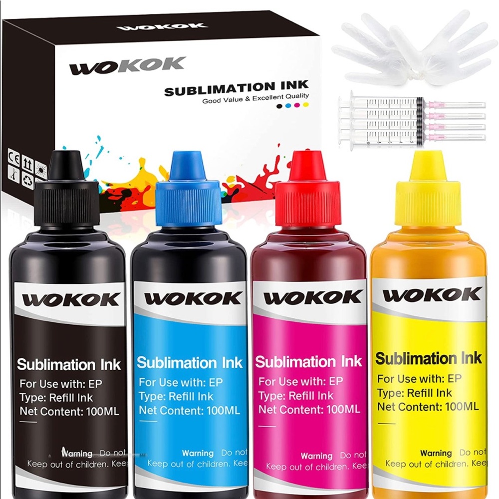 WOKOK SUBLIMATION INK REFILL  KIT